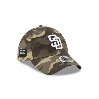 San Diego Padres Gorra | New Era MLB Armed Forces Weekend 39thirty Stretch Fit Cap Mexico - Verdes